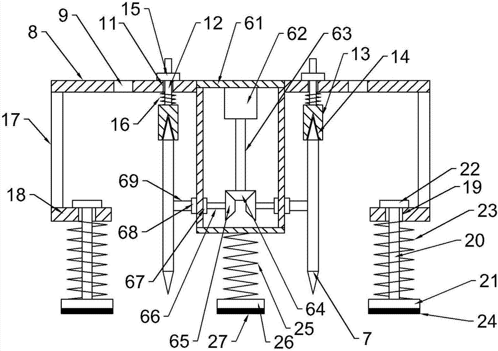 Double-cutter cutting device for packing plates