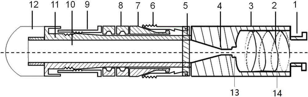 Gas well downhole drainage and gas production tool based on integration of jet flow and vortexes