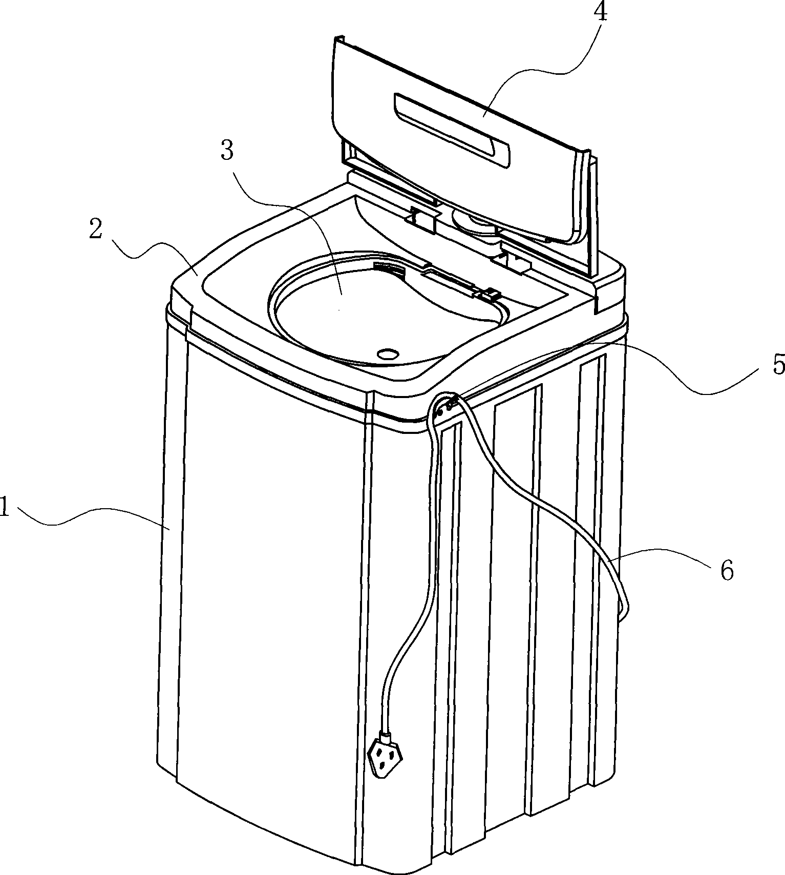 Electric power cord accommodation structure for electric appliance