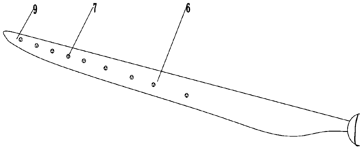 Novel wind driven generator blade for broadband active control