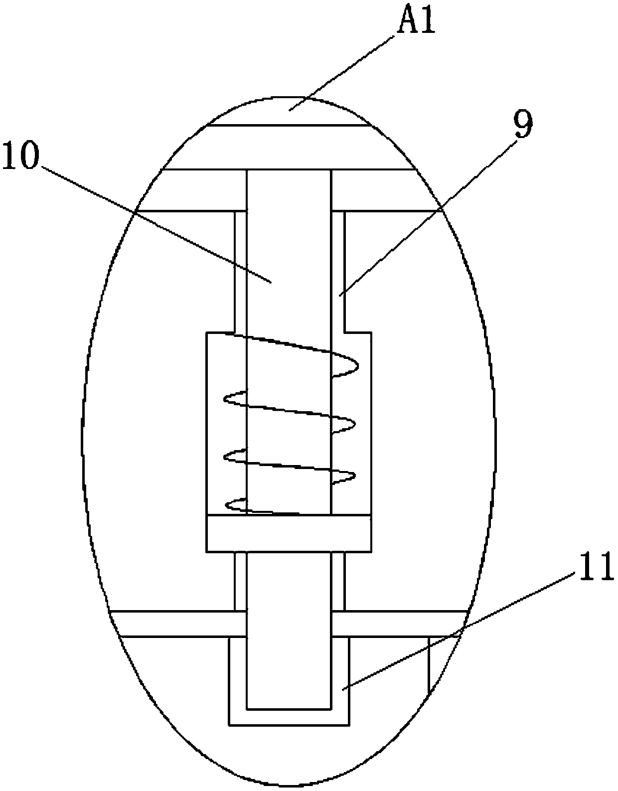 Height adjustable electromagnetic therapeutic apparatus