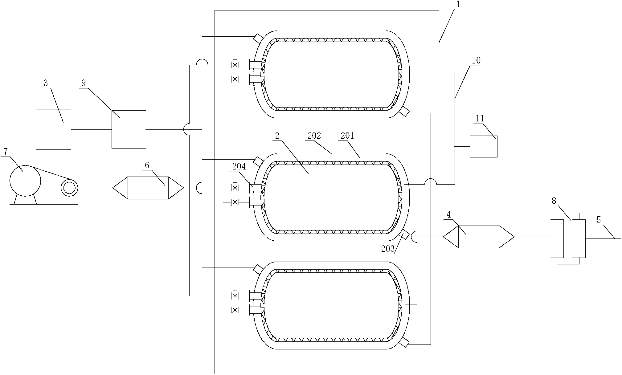 Low-temperature heat-insulation gas cylinder vacuumizing system