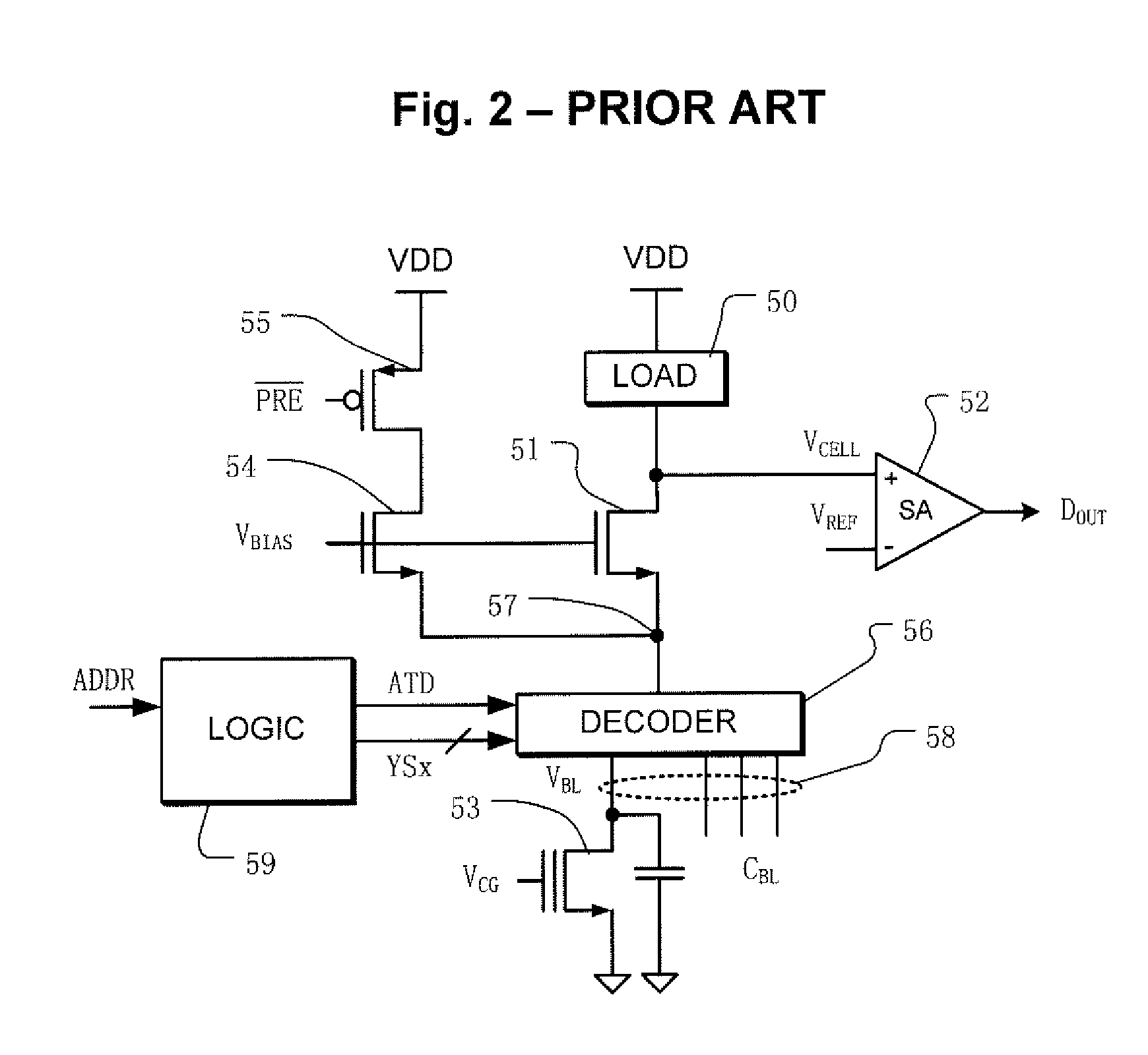 Method for burst mode, bit line charge transfer and memory using the same