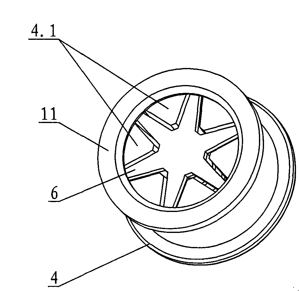 A cutter linkage structure of a mixing cup