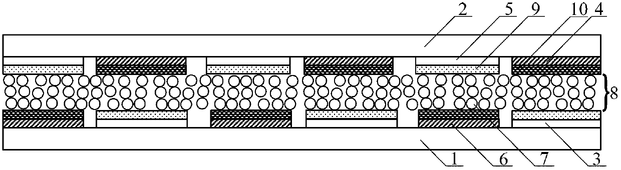 Double-face display device and preparation method thereof