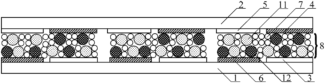 Double-face display device and preparation method thereof