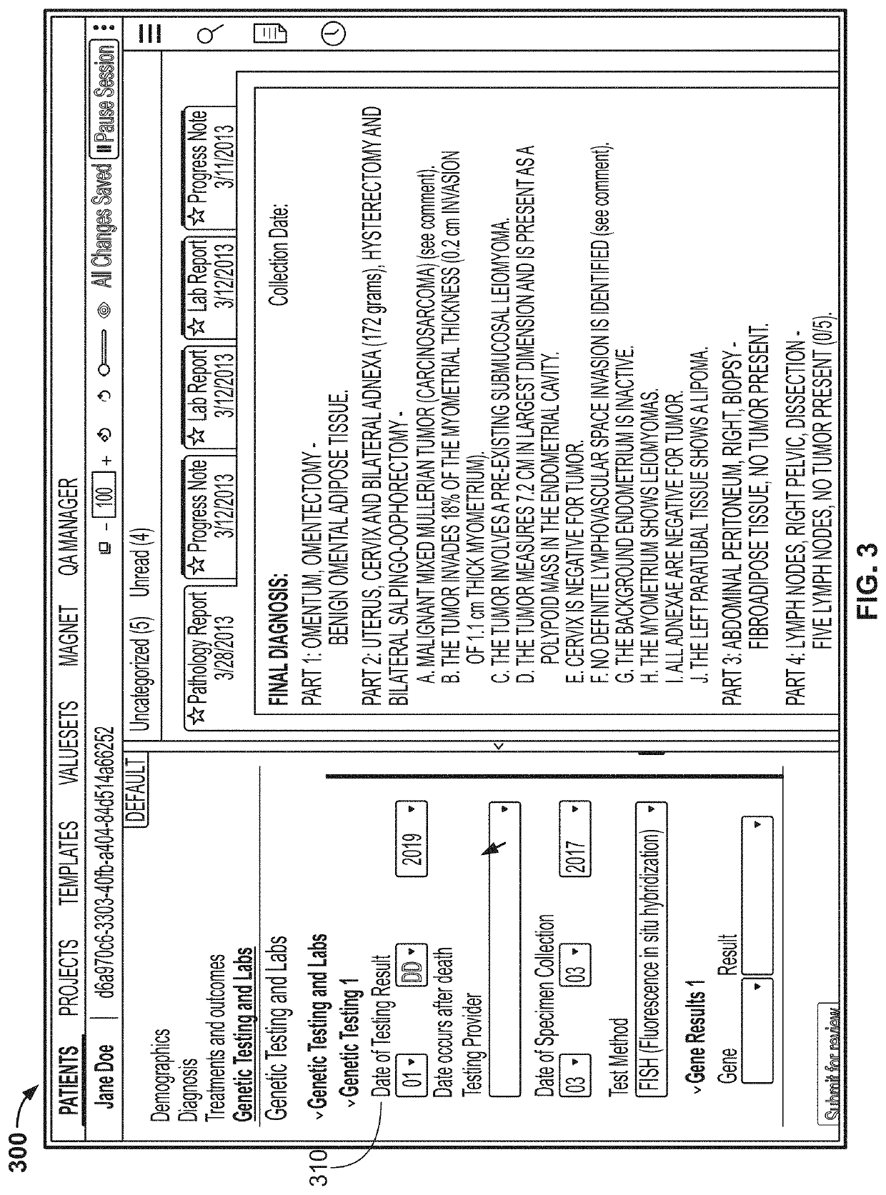 Systems and methods for interrogating clinical documents for characteristic data