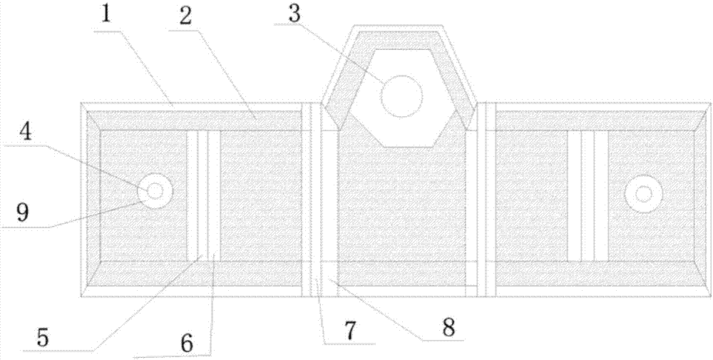 Tundish working layer lining structure for adsorbing inclusions in molten steel