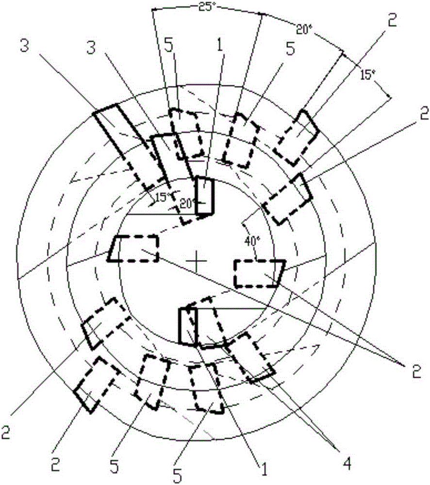 Mechanically clamped type fir tree blade-root milling cutter