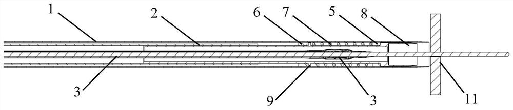 Atrial septum shunting device for treating heart failure