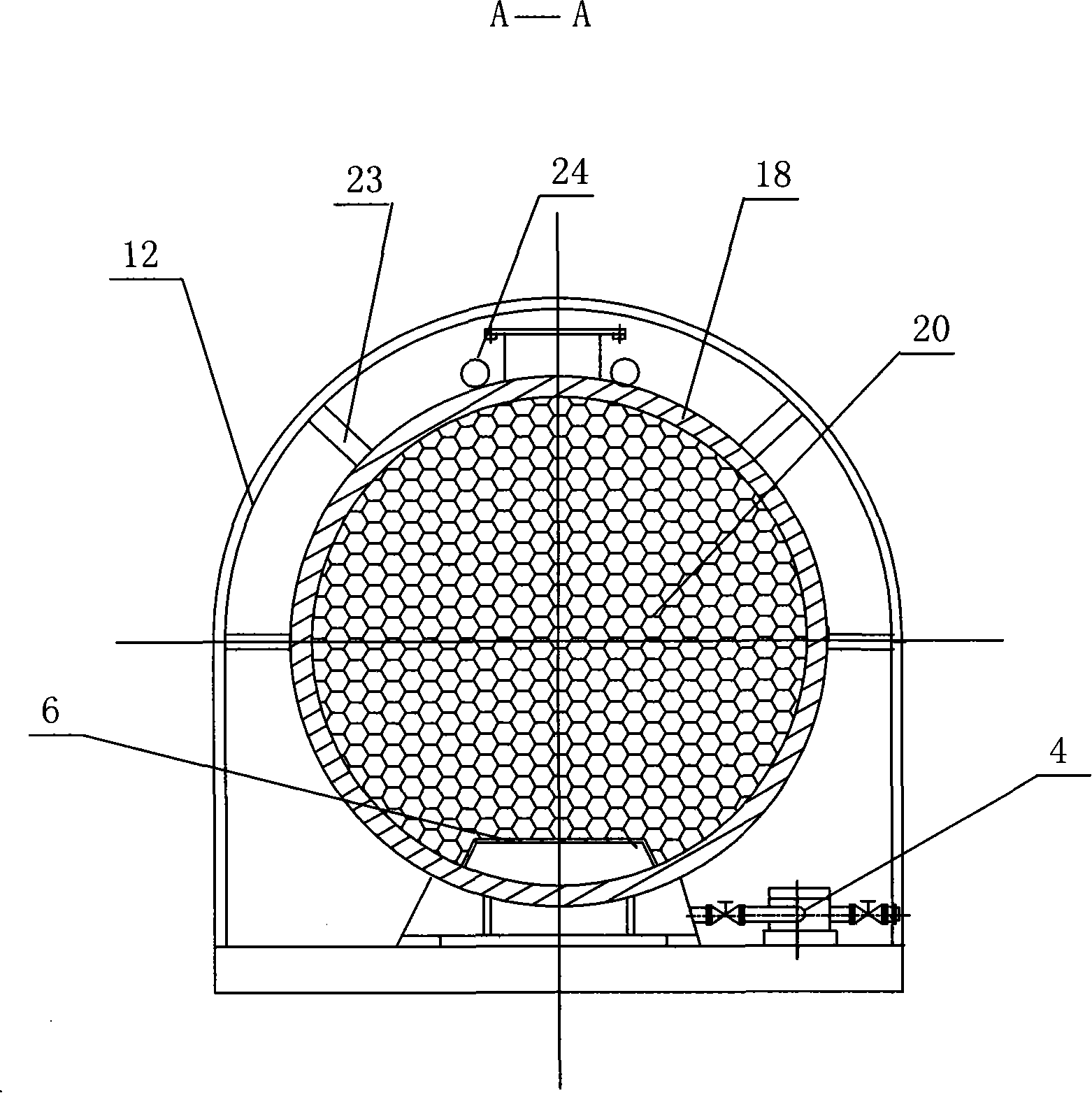 Separating explosion-proof skid-mounted type vehicle gasification device