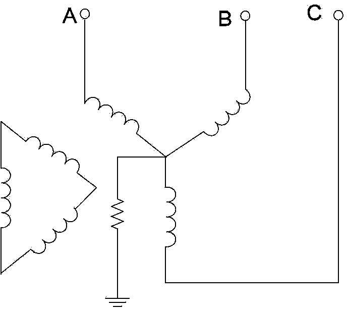 Grounding device of modular multi-level voltage source converter based high voltage direct current (VSC-HVDC) system and a design method of grounding device