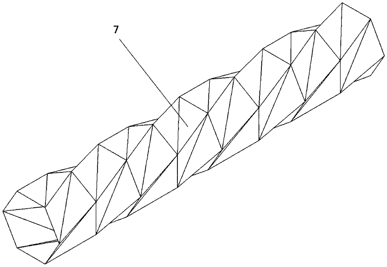 A Buckling Induced Brace with Circular Helical Induced Units at the End