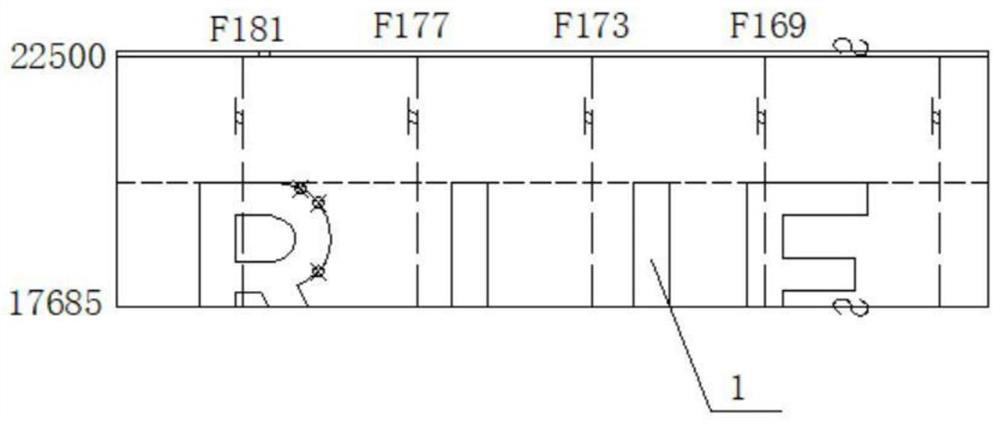 Ship outboard marking method and ship planking