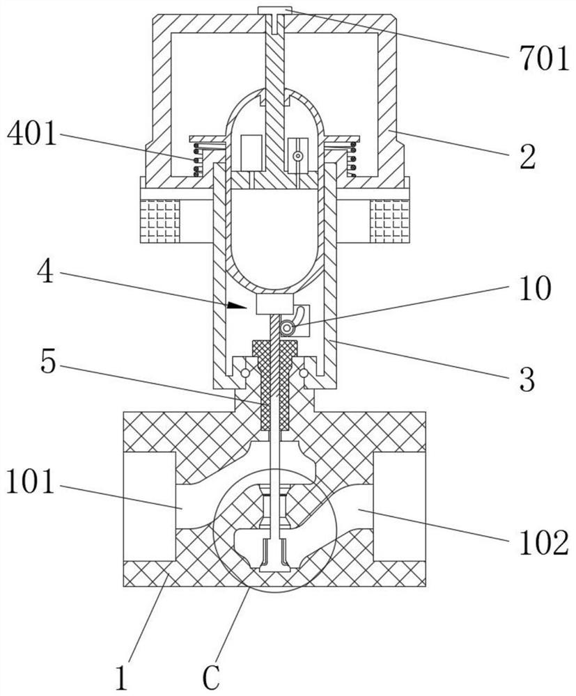 Intelligent electric actuator capable of being switched on and switched off after power failure