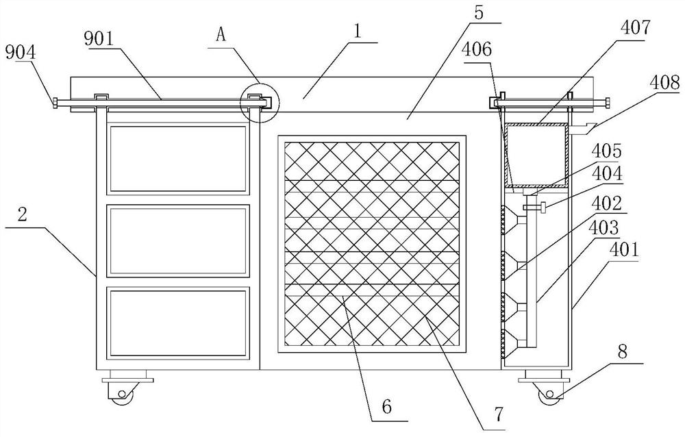 Household electric heating table