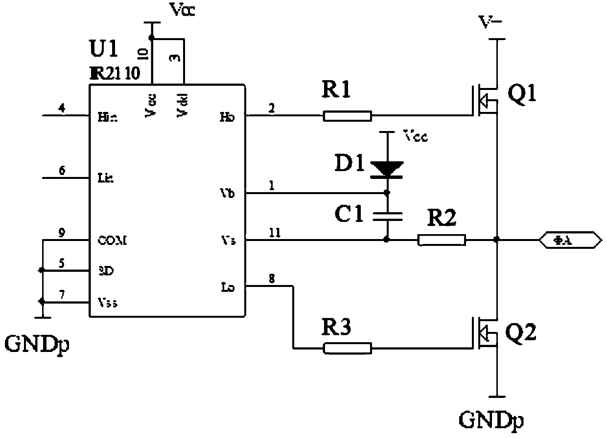 Isolated upper bridge bootstrap charge pump circuit for bridge driver and control method