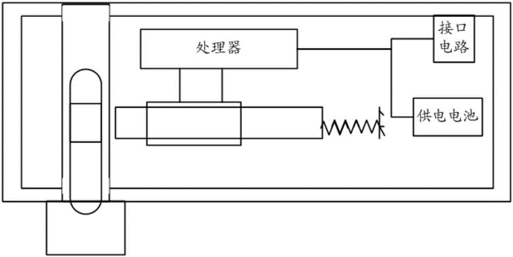 Miniature anti-removal safety protection electromagnetic lock watch buckle and protection method for wearable device