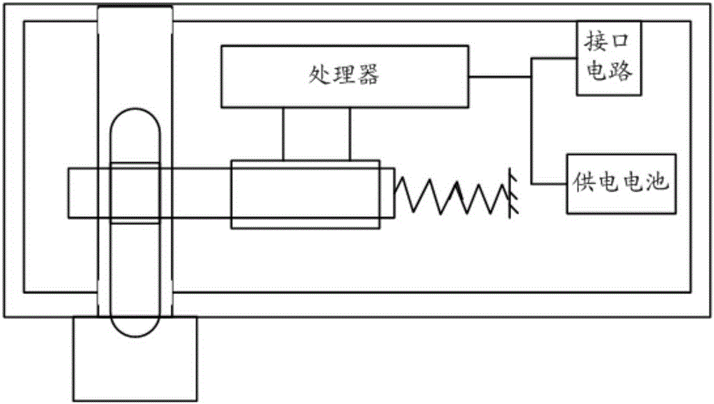 Miniature anti-removal safety protection electromagnetic lock watch buckle and protection method for wearable device