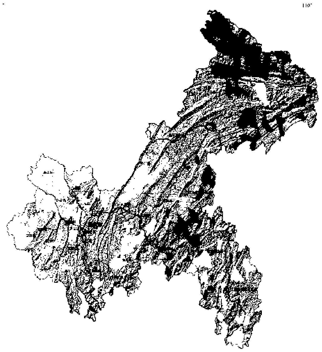 Evaluating method for regional landslide geological disaster risk grading of power grid project