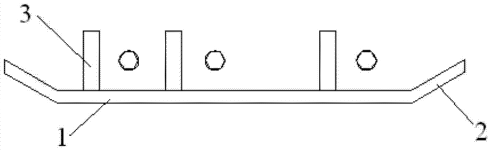 Rear steel moving push plate of cogging mill