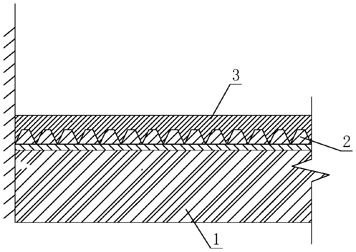 Inclined cylinder sound insulation and heat preservation floor slab