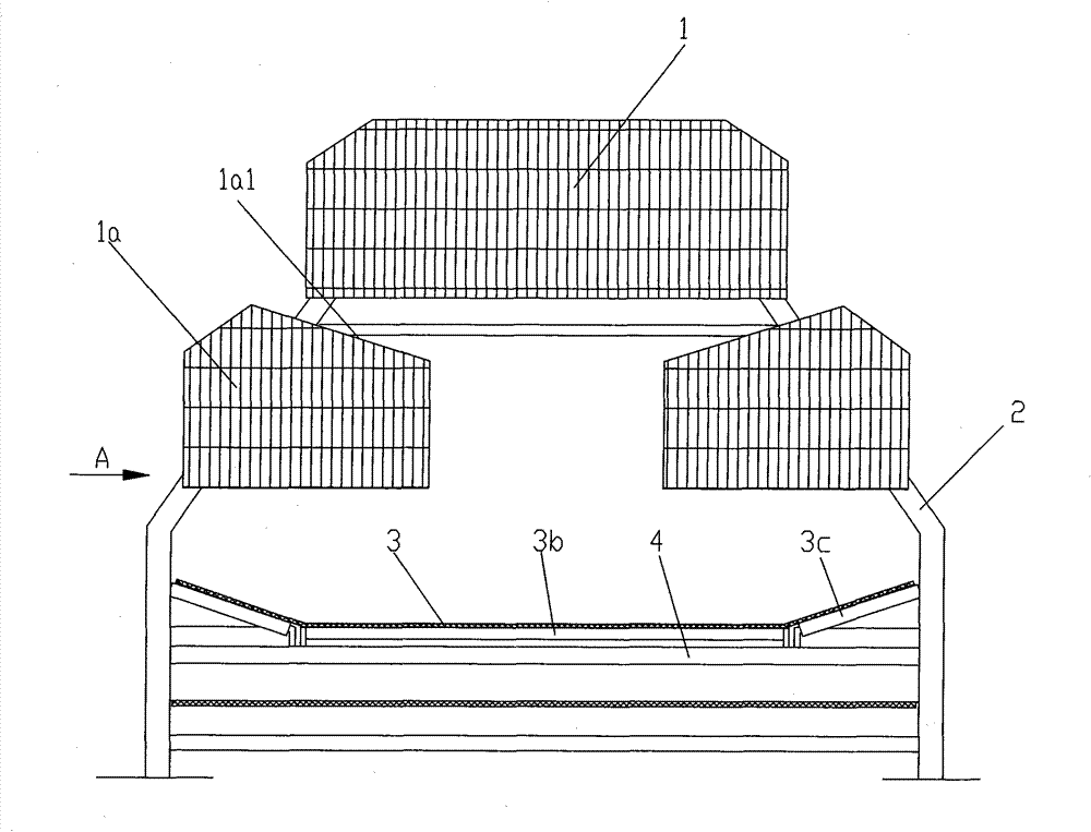 Artificial rabbit-breeding environment-friendly feeding facility