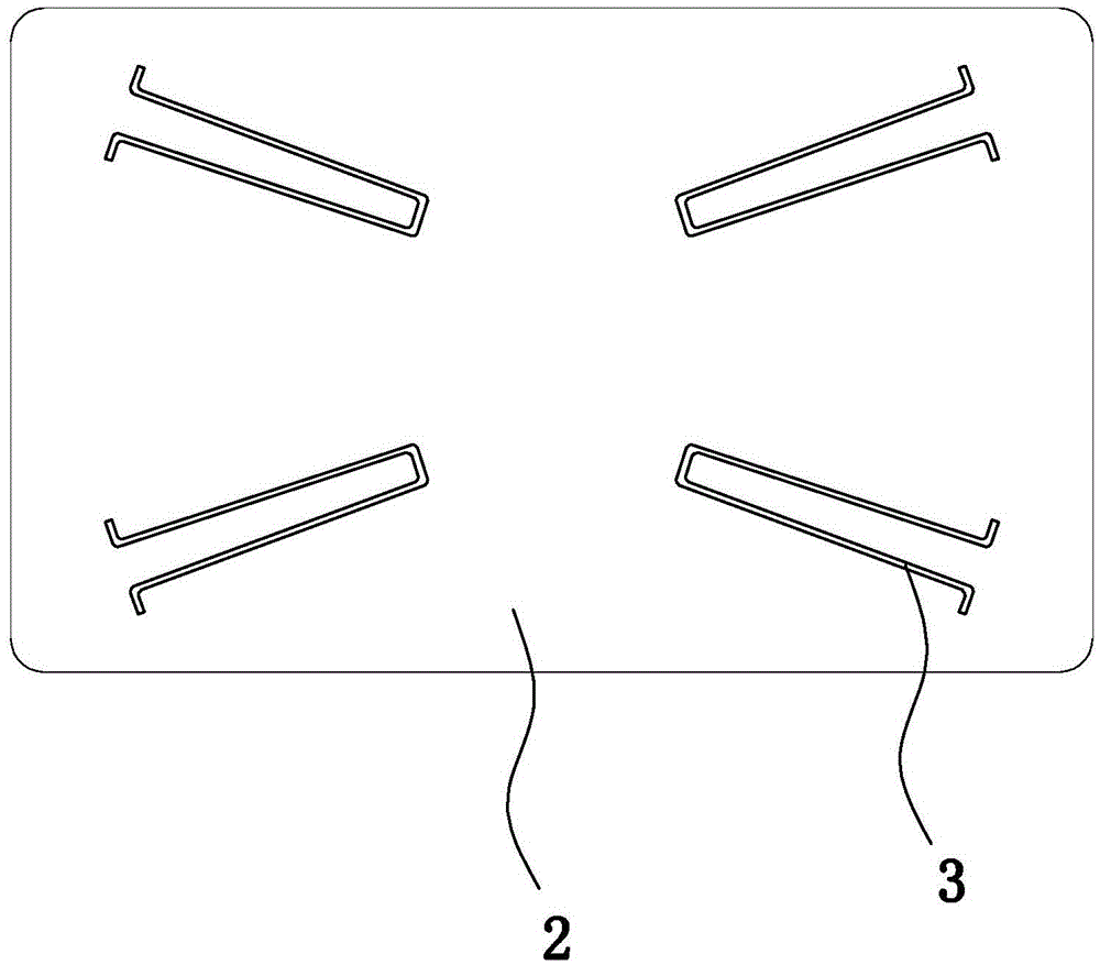 Trunk structure with separation board