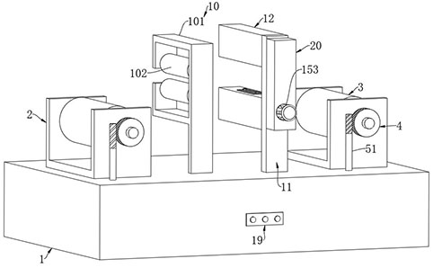 Rolling shaft type heating device for spinning