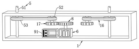 Rolling shaft type heating device for spinning