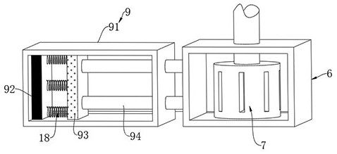 Rolling shaft type heating device for spinning