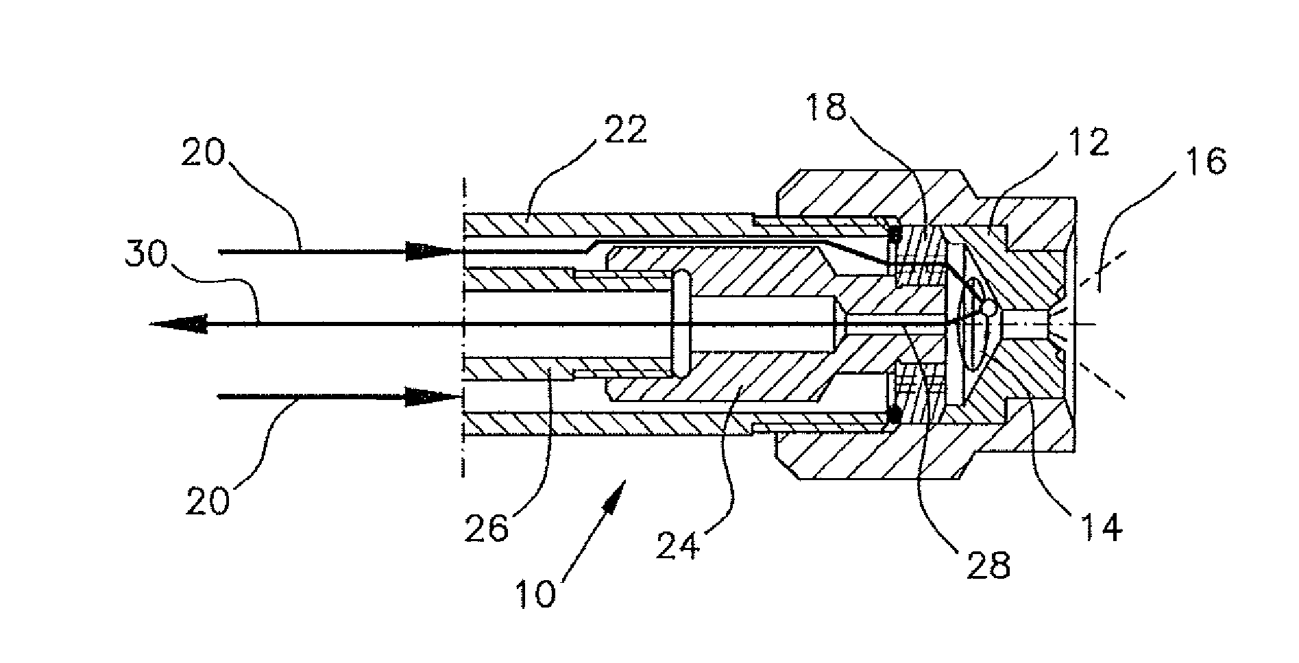 Spray arrangement and method for operating a spray arrangement