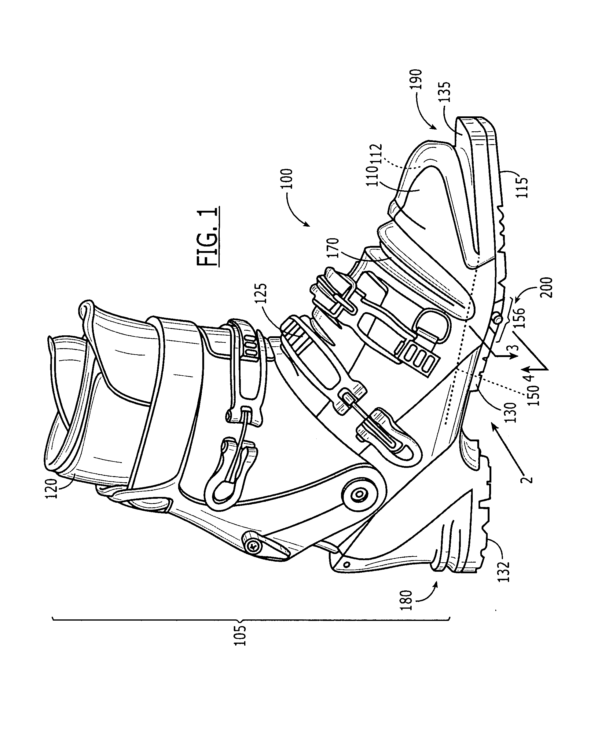 Boot binding interface system