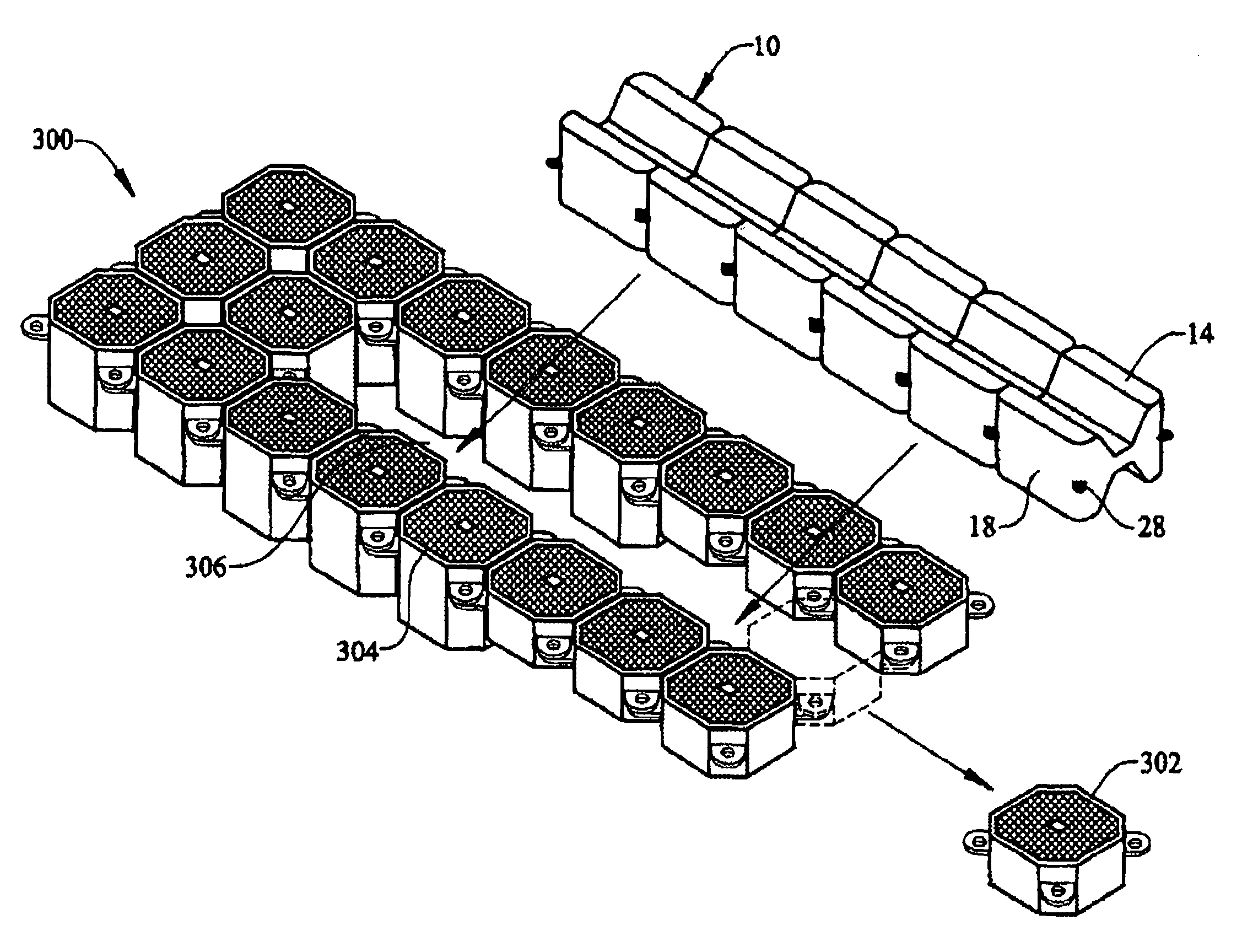 Floating berth modular dock system assembly