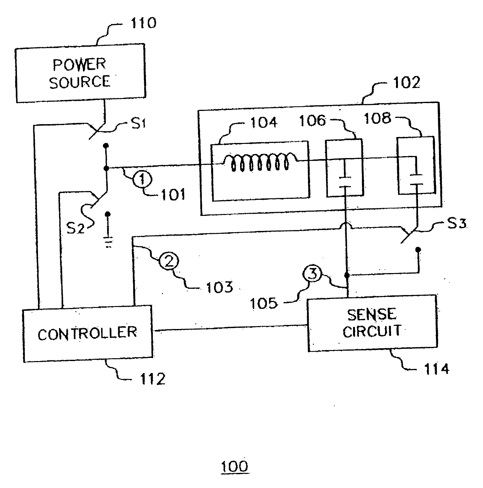 System, circuit and method for tuning a resonant circuit