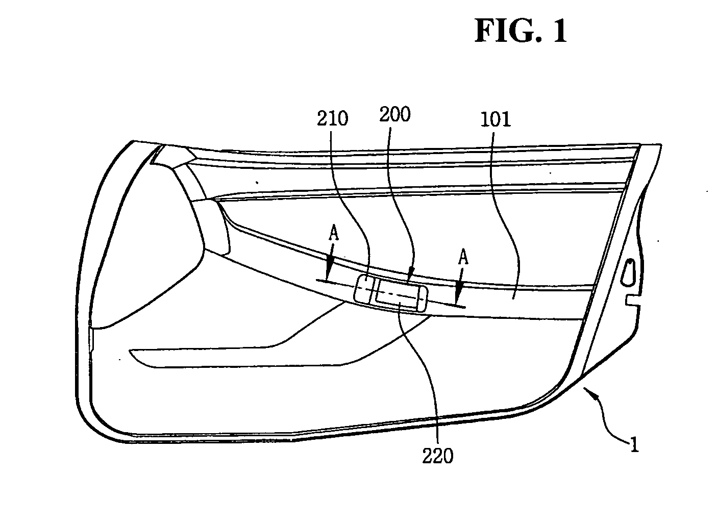 Vehicle door inside handle assembly