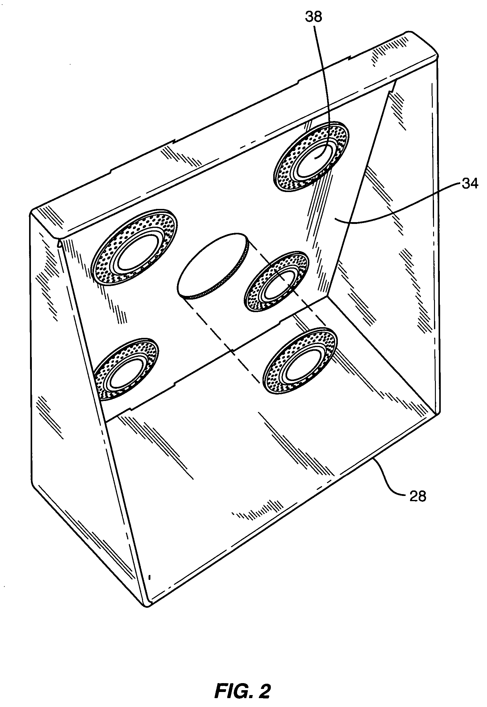 Target assembly for holding clay targets