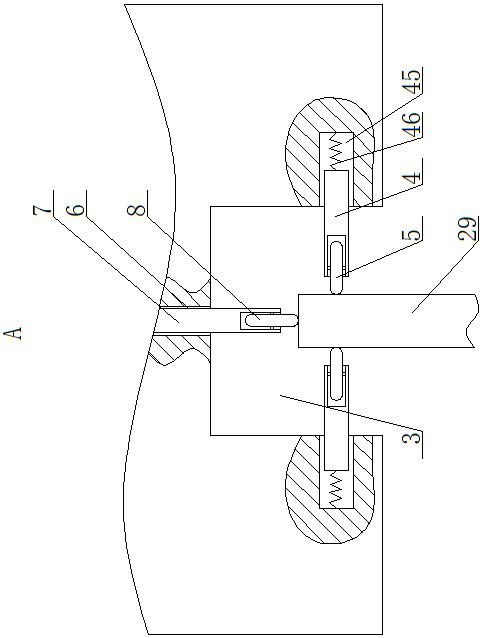 A hand-held device for treating edge burrs of furniture panels