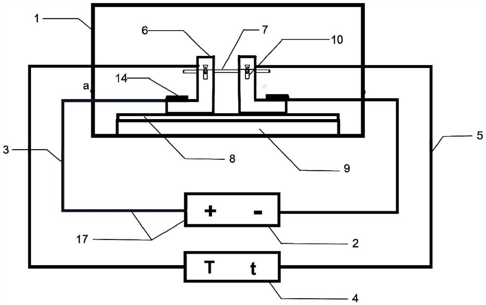 Solid solution device and method for improving strength and plasticity of in-situ synthesis aluminum matrix composite