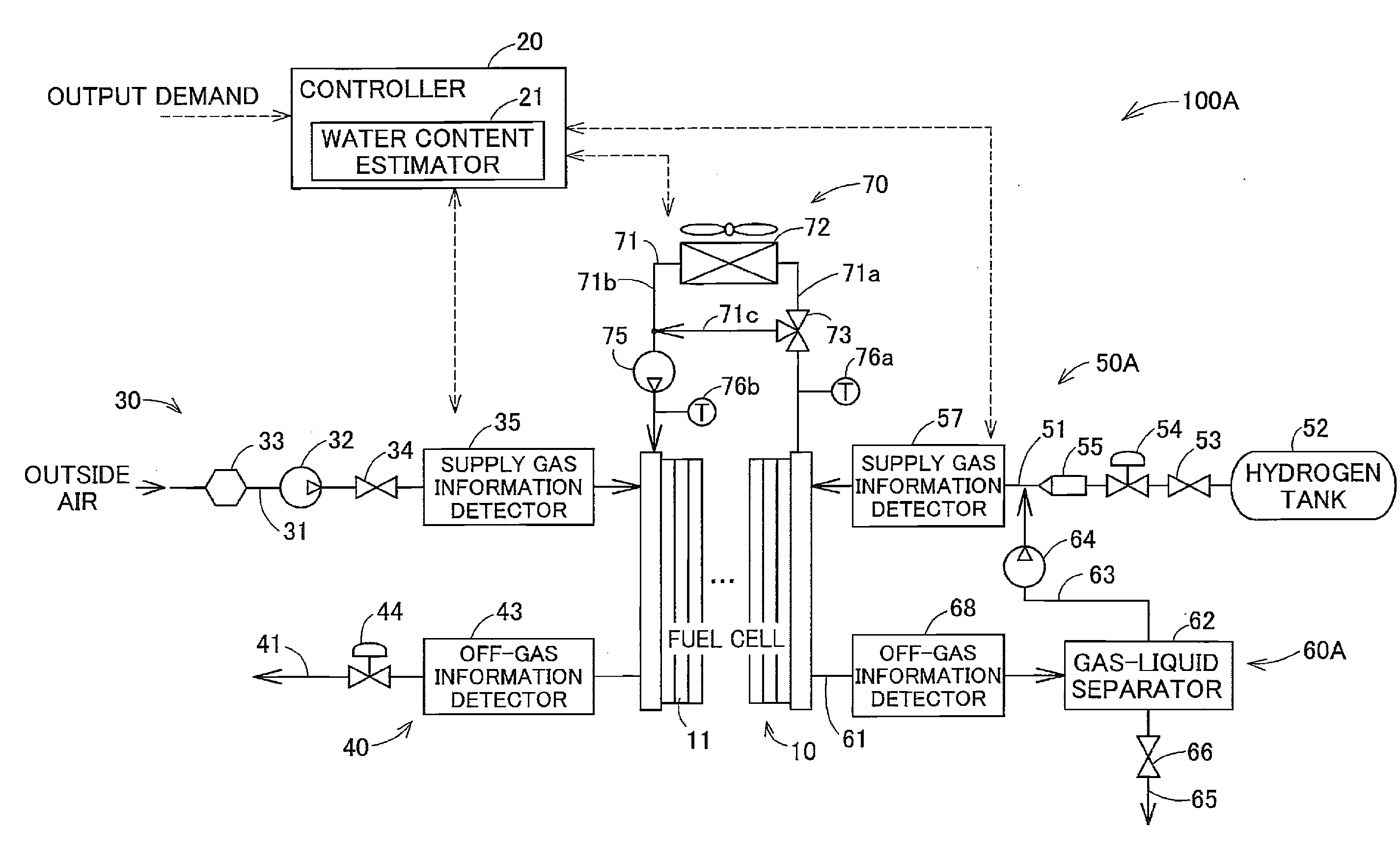 Method of estimating amiount of liquid water in fuel cell, method of estimating amount of liquid water discharged from fuel cell, estimation apparatus of liquid water amount in fuel cell and fuel cell system