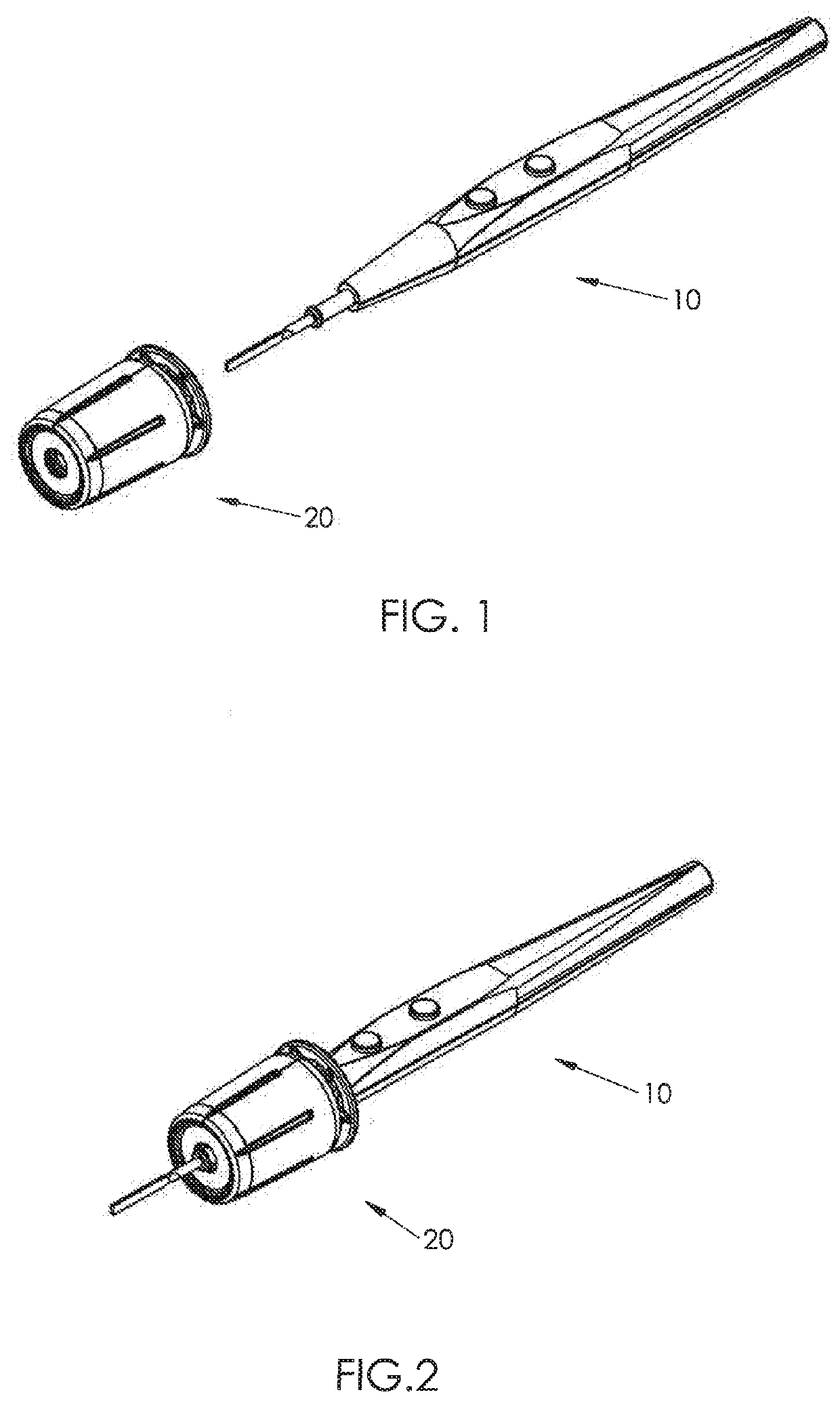 Adapter assembly for attaching a lighting device to a handheld electrosurgical instrument