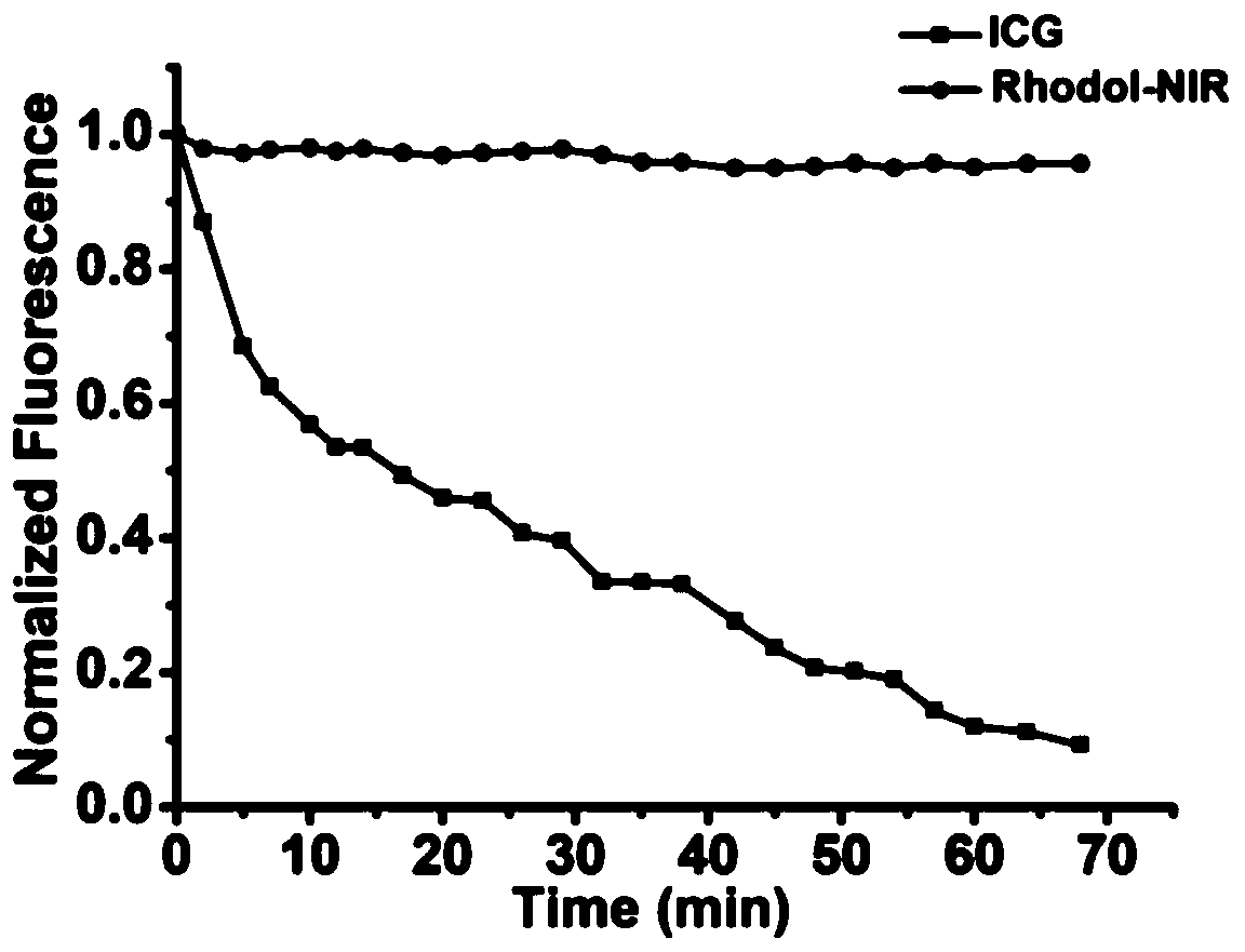 Rhodol derivative dye and application thereof