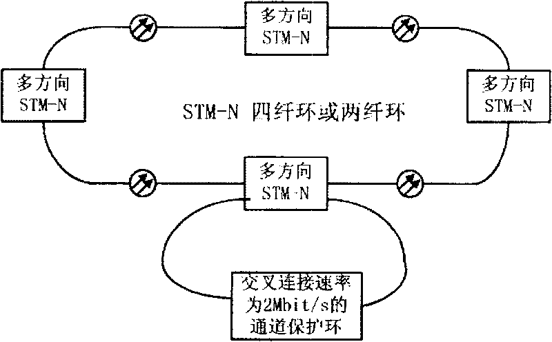 Branching loop protective method and device