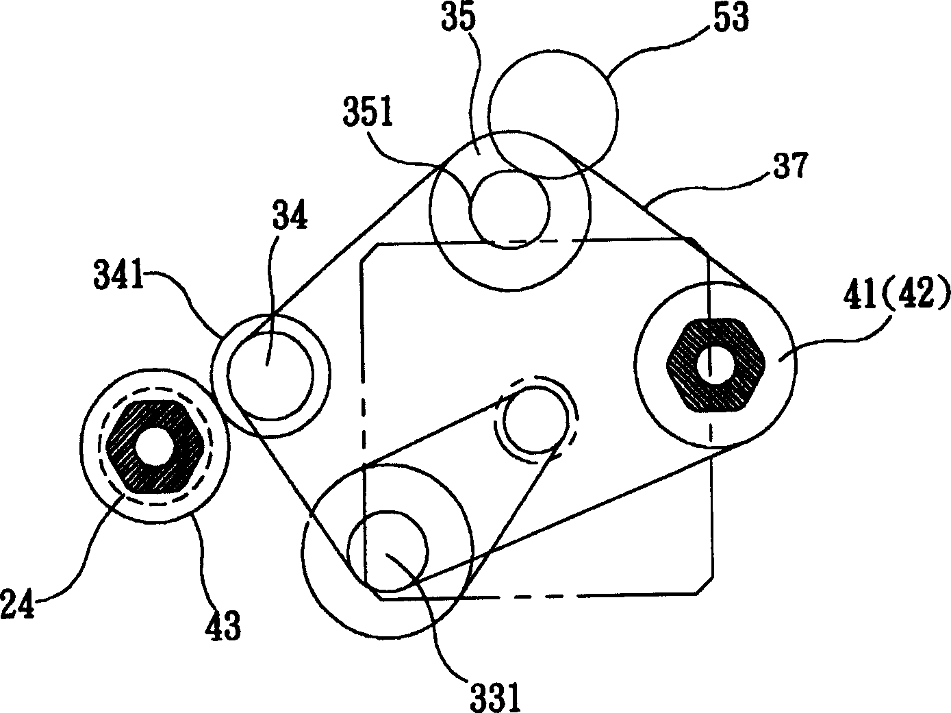 AUtomatic paper feeder with paper feeding and running mechanism