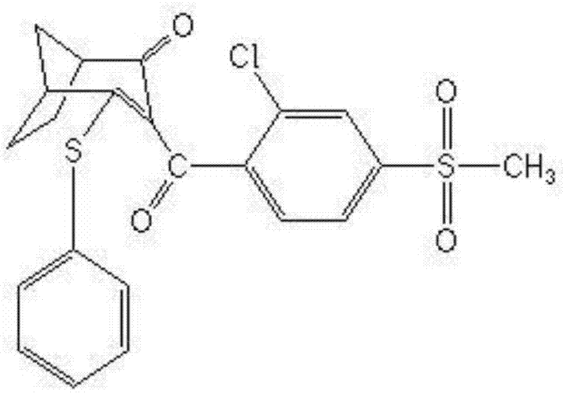 Herbicidal composition containing propyrisulfuron and benzobicylon and application of composition