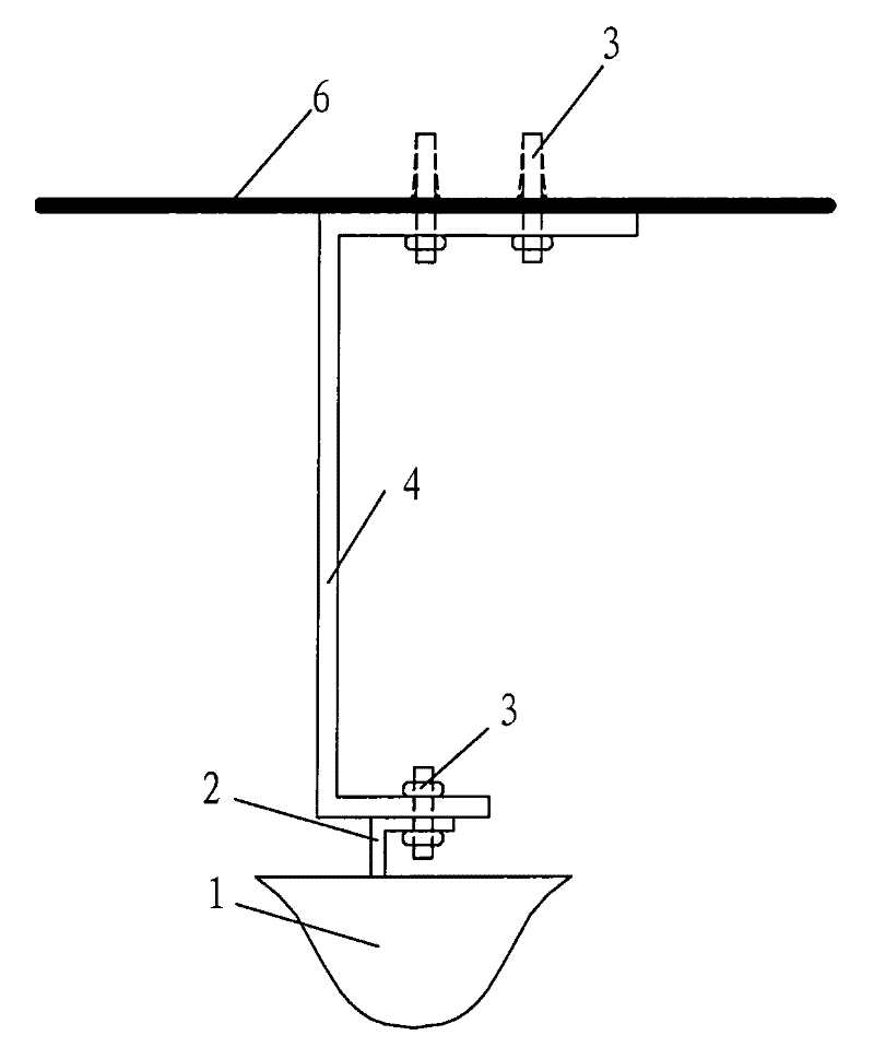 Antenna fixing device