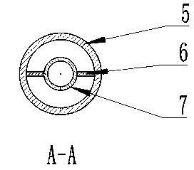 Sand fishing pipe column and sand fishing working method thereof