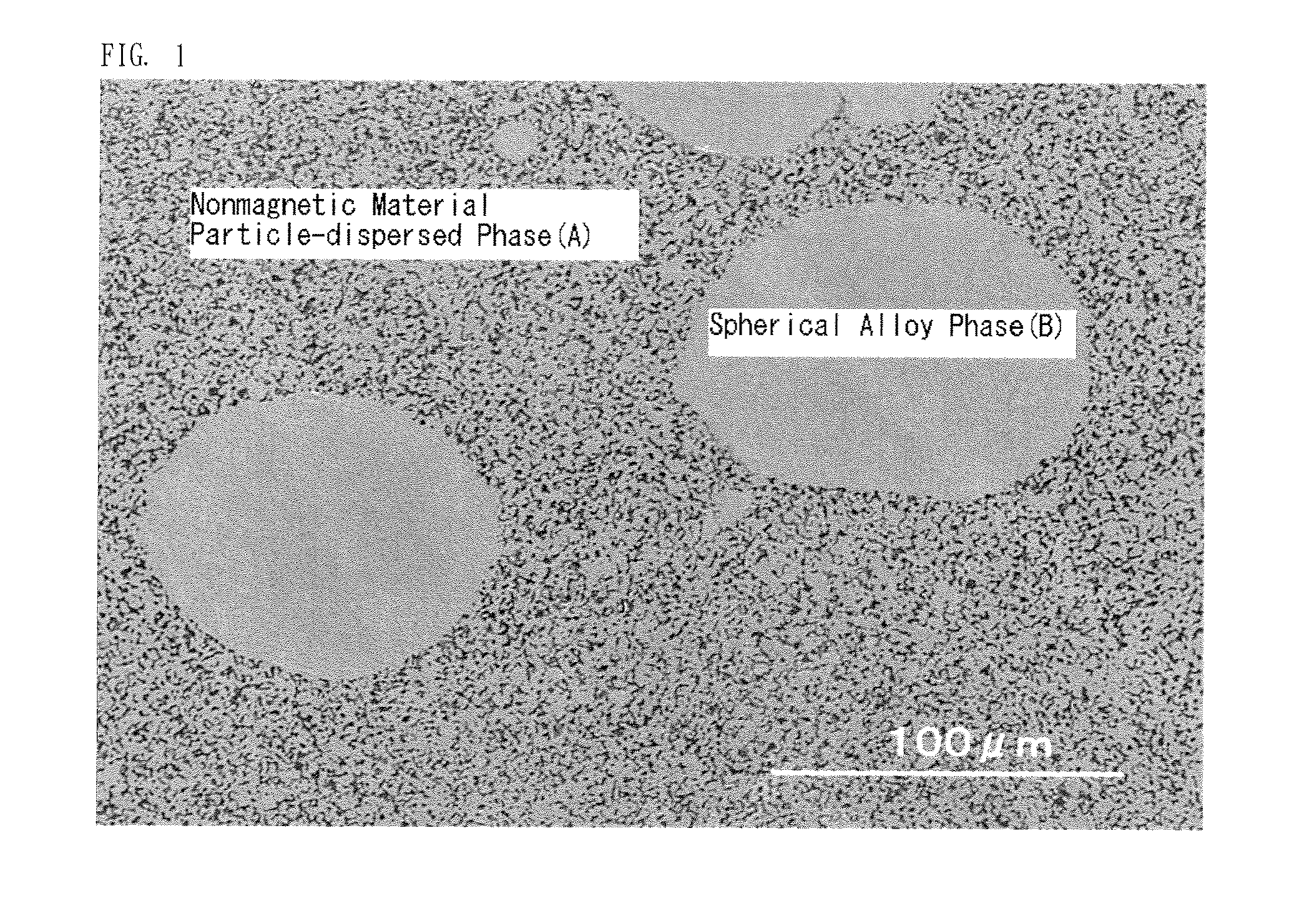 Nonmagnetic Material Particle-Dispersed Ferromagnetic Material Sputtering Target