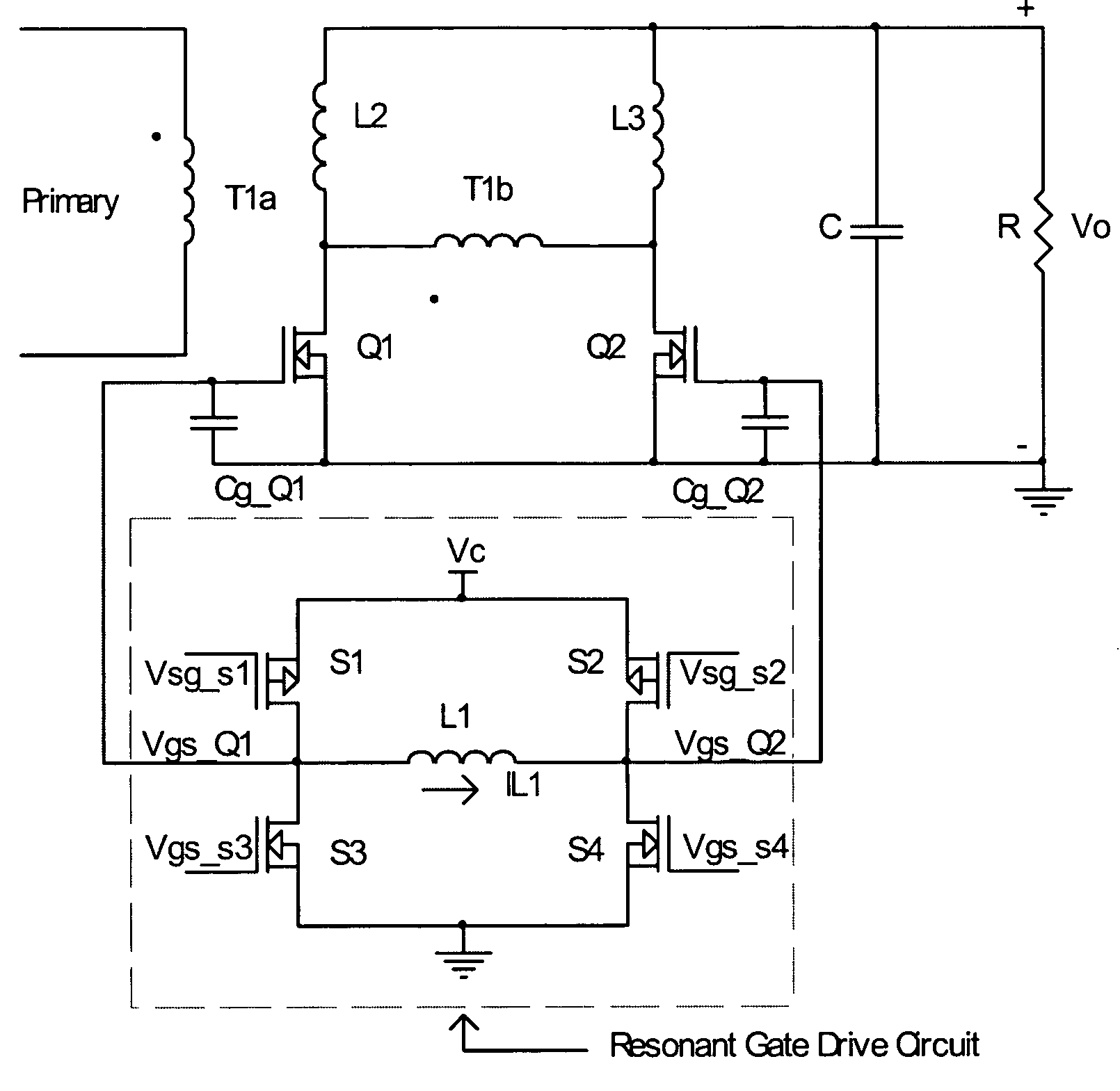 Resonant gate drive circuits