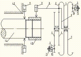 Novel oil tube screw-on machine